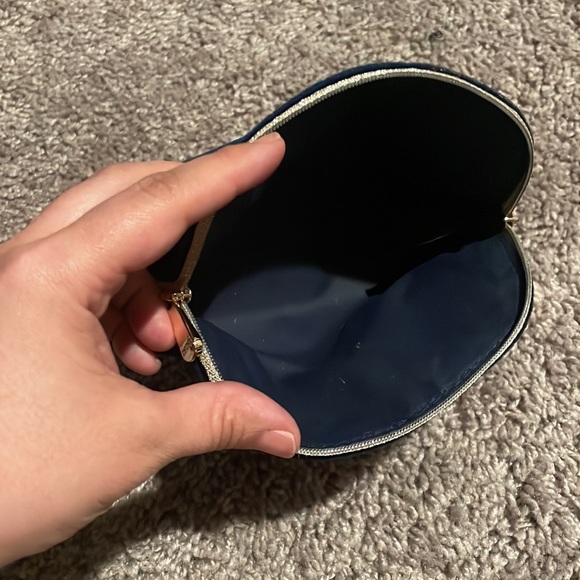 CHRISTIAN DIOR blue cosmetic pouch CD - Picture 4 of 4